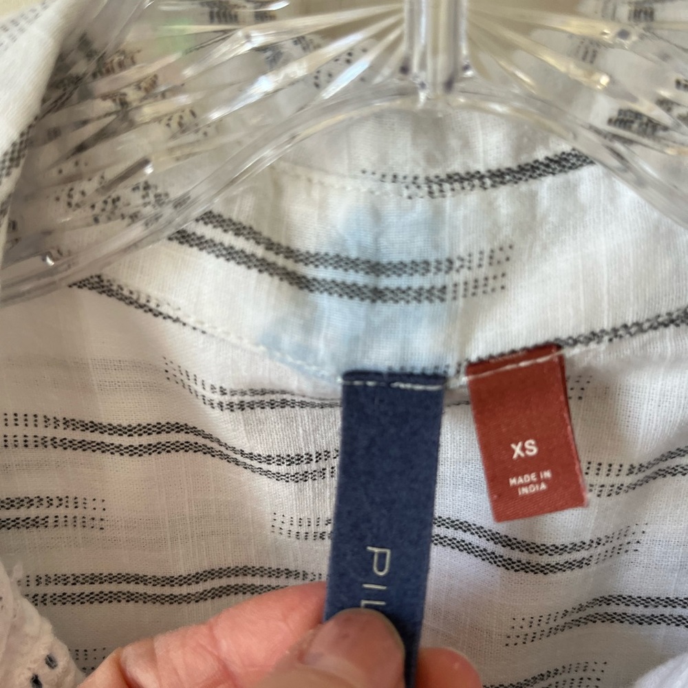 Anthropologie Pilcro embroidered surf shirt XS - Picture 3 of 7